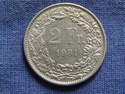 Svájc 2 Franc 1981