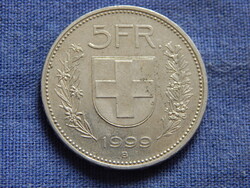 Svájc 5 Franc 1999 B