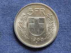 Svájc 5 Franc 1968 B