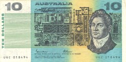 10 Dollar 1985 Australia R.A. Jonston and B.W. Fraser 1