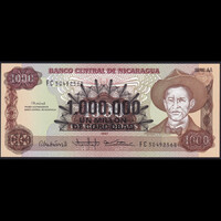 Nicaragua 1.000.000 Cordobas 1990 P-164 UNC