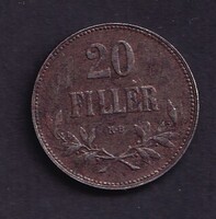 20 Fillér 1918 KB