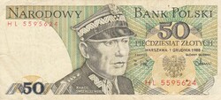 50 Złoty 1988 Poland In the condition shown in the picture