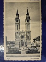 Veszprém vármegye képeslapjai. Pápa, Református templom, ca. 1934