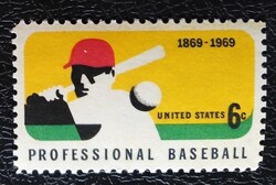 USA992 / USA 1969 100 éves a baseball bélyeg postatiszta
