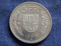 Svájc 5 Franc 1998 B