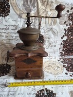 Antique Leinbrock-Werke wooden coffee grinder / coffee mill (restoration base)