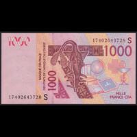 Nyugat-afrikai államok (Bissau-Guinea) 1000 Francs 2003 (2017) P-915Aq UNC