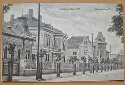 Veszprém vármegye képeslapjai. Pápa, Esterházy - út. Postatiszta