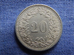 Svájc 20 Rappen 1984