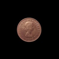 Great Britain – Half Penny – 1962 ...Famous ship Golden Hind!