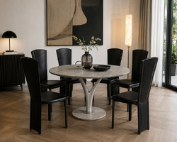 Pietro Costantini jellegű olasz design étkezőszékek – 6 db-os garnitúra