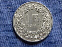 Svájc 1 Franc 1980