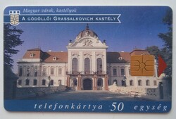 Telefonkártya , gödöllői Grassalkovich kastély   .