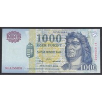 Magyarország,1000 forint 2000 DC - Millenium UNC