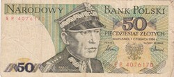 50 Złoty 1986 Poland In the condition shown in the picture
