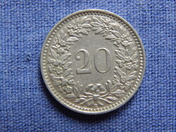 Svájc 20 Rappen 1957 B