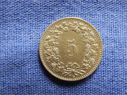 Svájc 5 Rappen 1999 B