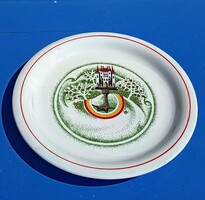 Hollóházi Porcelán Mesetányér - Kacsalábon Forgó Palota