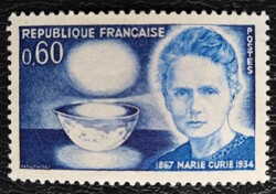 Fr1600 / Franciaország 1967 Marie Curie bélyeg postatiszta