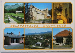 Képeslap, Bélapátfalva-Nagyvisnyó, részletek (P17)