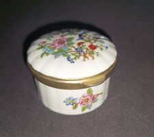 Aynsley porcelán ékszertartó dobozka