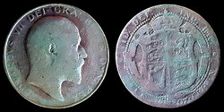 E 2202 Egyesült Királyság (Anglia) ezüst ½ crown 1907 VII. Edward