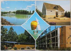 Képeslap, Balatonszemes, részletek (P11)