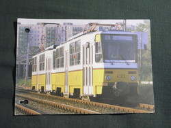 Képeslap,Budapest,BKV,TATRA villamos látkép,részlet,2000-