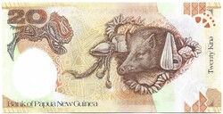 20 kina 2008 Pápua Új Guinea polymer UNC