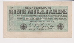 Német Birodalom 1 milliárd márka 1923  XF  /B2/