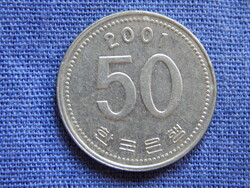 Dél-Korea 50 Won 2001