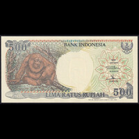 Indonézia 500 Rupiah 1992 (1998) P-128g UNC