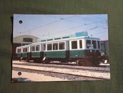 Képeslap,Budapest,BKV,BHÉV villamos motorkocsi látkép,részlet,2000-