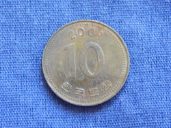Dél-Korea 10 Won 2001