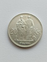 Szlovákia ezüst 20 korona 1941.
