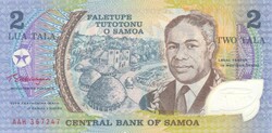 2 tala 1990 Samoa Szamoa UNC
