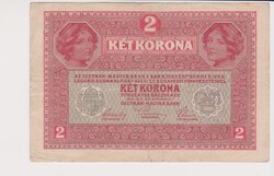 Osztrák-Magyar  2  korona  1917  VF