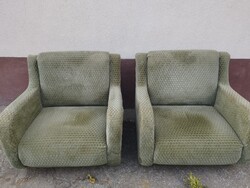 Plüss fotel 2db
