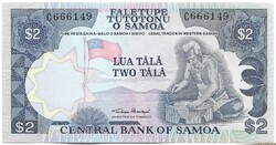 2 tala 1985 Samoa Szamoa UNC