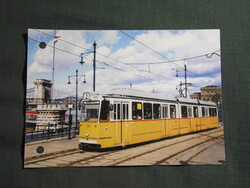 Képeslap,Budapest,BKV,KCSV villamos motorkocsi látkép,részlet,2000-