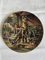 Beautiful Bradex scene-decorated limited numbered porcelain decorative plate.