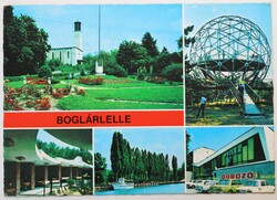 Képeslap, Balaton, Boglárlelle, részletek (P17)