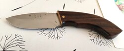 Egyedi Buck 390 Omni Hunter vadásztőr prémium fa markolattal (Custom Mod)