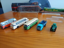 Cím: Ritka H0 (1:87) retro modellcsomag GYÁRI DOBOZBAN – Espewe Ikarusok, Liaz, Permot Dutra