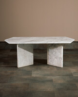 White Italian Marble Coffee Table