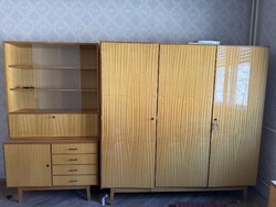 Heczendorfer László – Cardo Rába lakószoba, 1968-as magyar mid-century design, eredeti garnitúra