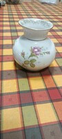 Rózsa mintás porcelán váza Juci 7.