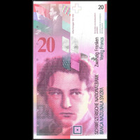 Svájc 20 Francs 2008 P-69e (3) UNC