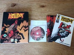 2000 Hellboy Dogs of the Night PC game játék képregénnyel vintage
